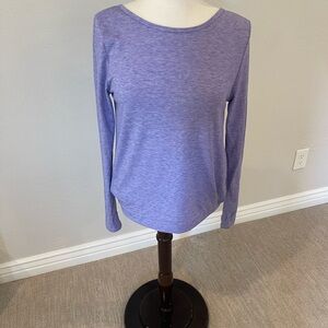 Women's Purple Long Sleeve Top